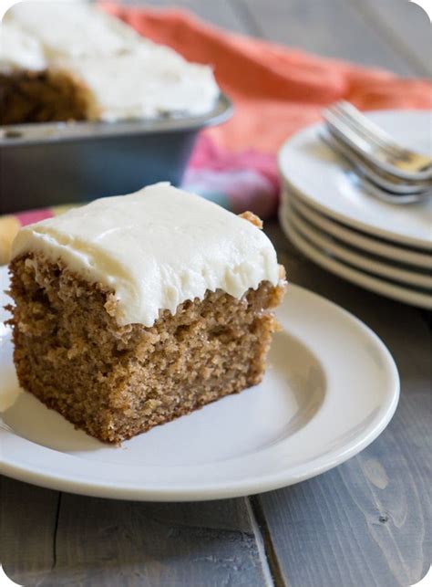 Old Fashioned Spice Cake With Cream Cheese Frosting Bake At