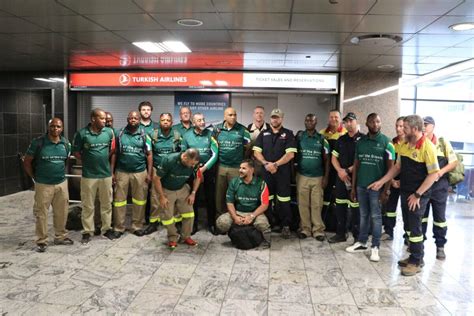 South Africa Rescue Medical Teams Arrive In Turkiye To Help Earthquake Victims Middle East