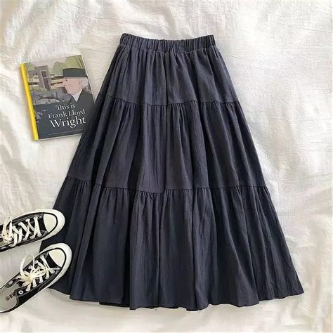 Jual Rok Wanita Model Terbaru Ima Skirt Bahan Crinkle Premium Rok