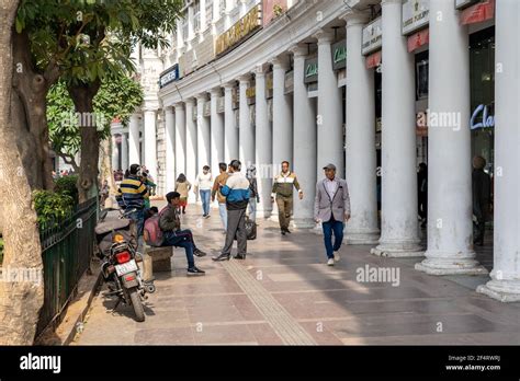 Connaught Place In New Delhi India Stock Photo Alamy