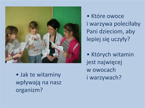 Ppt Dlaczego Warto Je Owoce I Warzywa Powerpoint Presentation