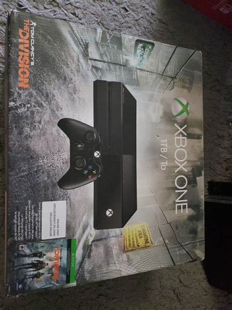 Empty Box Only Xbox One 1tb Console Tom Clancy S The Division Emty Box Inserts Ebay