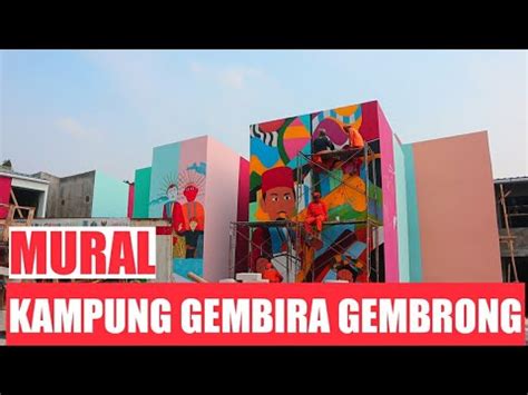 Semarak Mural Di Kampung Gembira Gembrong Segera Di Resmikan Anies