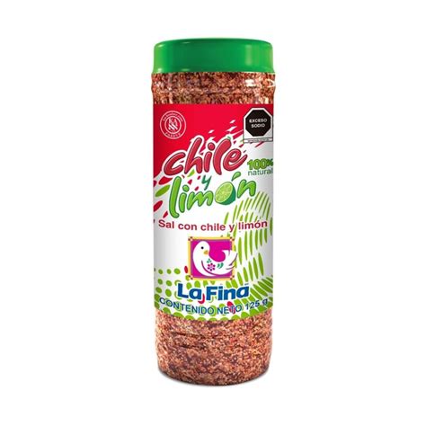 Sal La Fina con chile y limón 125 g Walmart