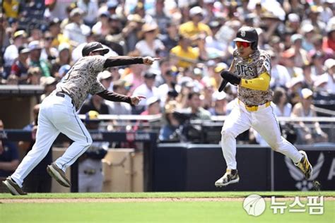 Mlb 김하성 170km 총알 타구로 3경기 연속 안타 네이트 스포츠