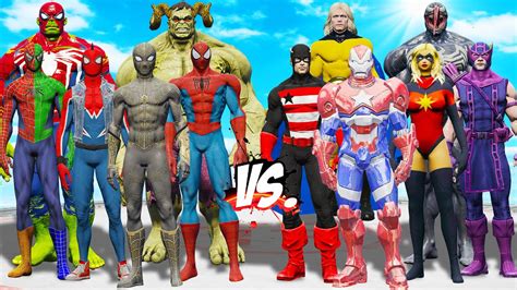 Team Spider Man Spider Hulk Hulk Lucifer Vs The Dark Avengers