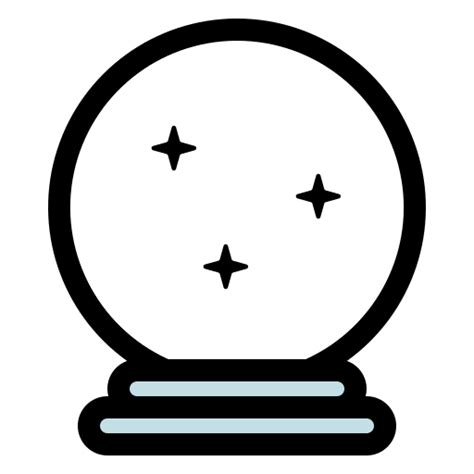 Crystal Ball Generic Outline Color Icon