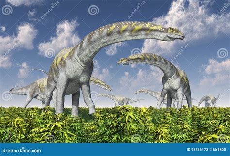 Dinosaur Argentinosaurus Stock Illustration 93925987