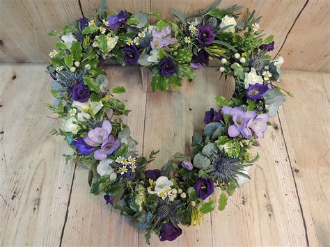 Heart Shaped Wreath Design By Justine The Thistle And The Rose In