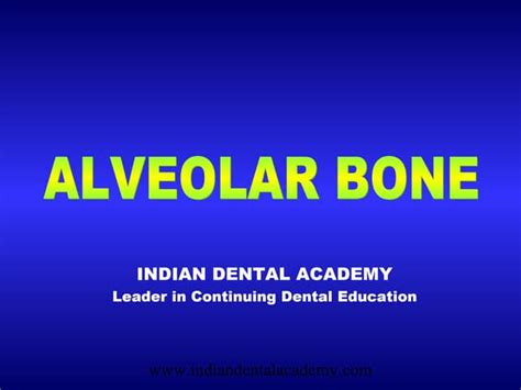 Alveolar Bone