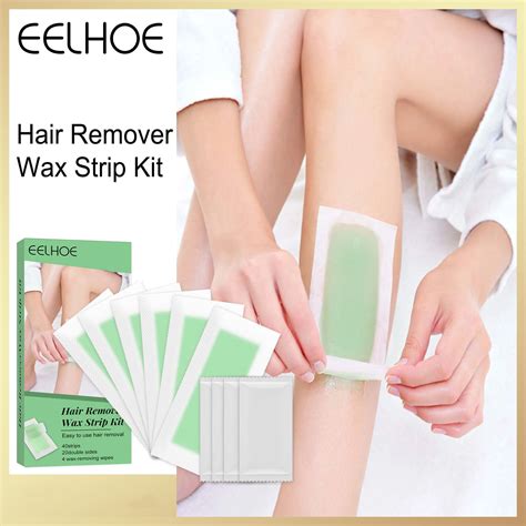 Hair Removal Wax Strips Ladies Waxing Set Arm Leg Brazilian Bikini Wax ...