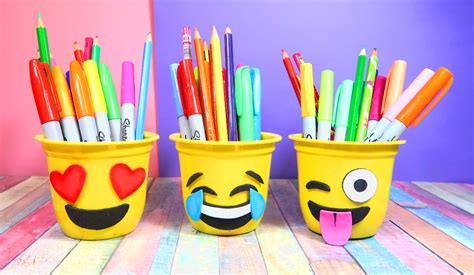 3 DIY UTILES ESCOLARES EMOJIS Regreso A Clases El Mundo De Isa