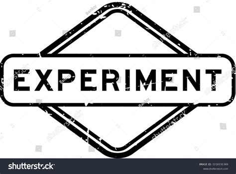 Grunge Black Experiment Word Rubber Seal Stock Vector Royalty Free