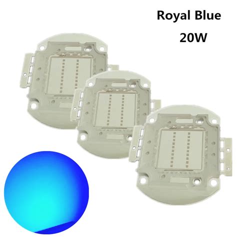 20W Royal Blue Color 445 450NM High Power LED Lamp Light For Plant Grow