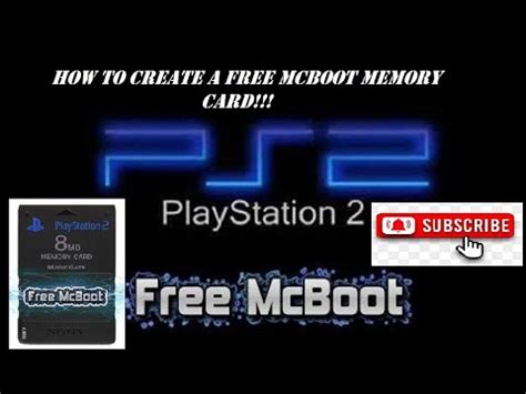 How To Create A Free Mcboot Memory Card For Playstation 2 Fat Models