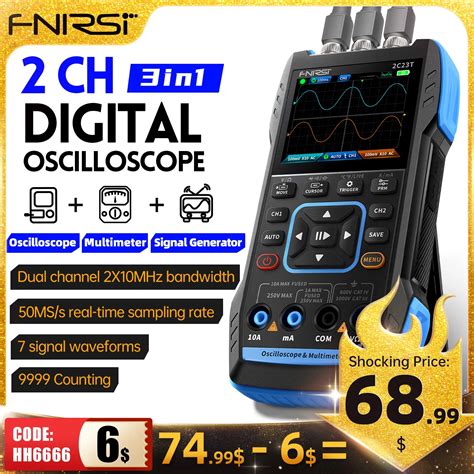 Fnirsi Oscilloscope Num Rique C T Multim Tre G N Rateur De Signal De