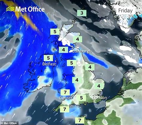 UK weather map: Temperatures plummet to freezing across Britain as ...