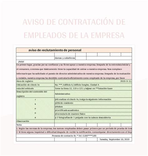 Plantilla De Excel Formulario De Solicitud De Contratación De Empleados