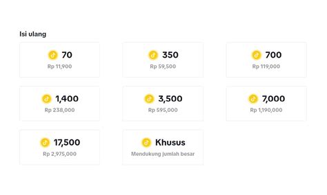 Cara Top Up Koin Tik Tok Termurah Dan Termudah