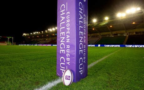 European Rugby Challenge Cup Match Ball Editorial Stock Photo Stock