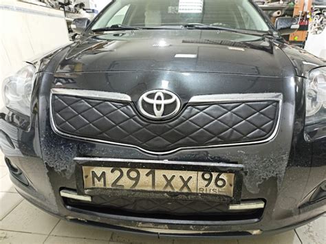 📌Утеплитель решетки радиатора зимний для Toyota Avensis 2006-2009 ...