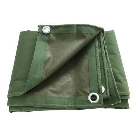 Buy KX LIFE Canvas Tarp 23 Mil Heavy Duty Tarp With Rust Grommets