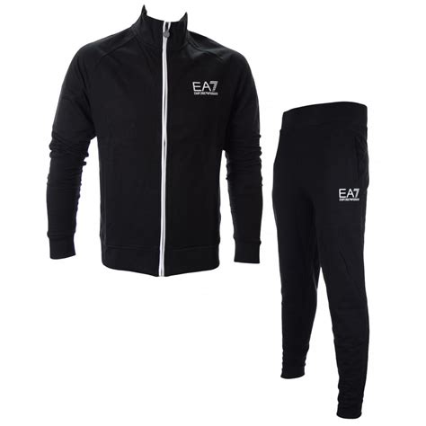 Emporio Armani Ea7 Train Core Id Black Tracksuits Clothing From N22