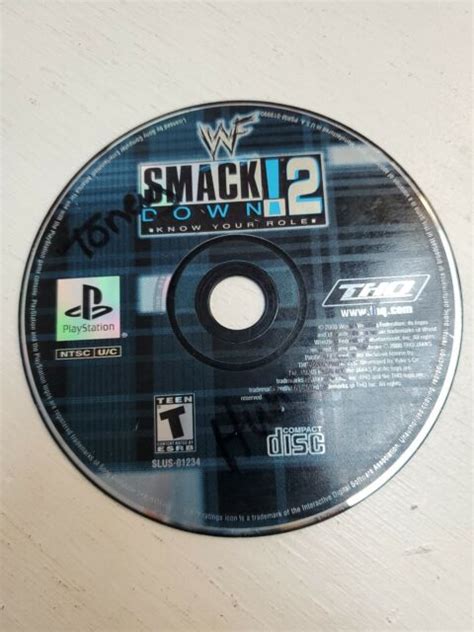 WWF SmackDown 2 Know Your Role Sony PlayStation 1 2000 For Sale