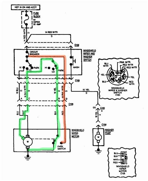 Gm Windshield Wiper Motor Wiring Diagram 1978 Corvette Wirin