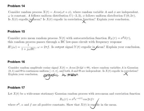 Solved Problem Consider Random Process X T A Cos Wt Chegg