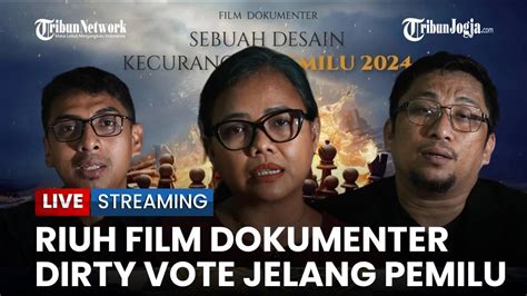 Polemik Film Dokumenter Dirty Vote Soal Pemilu Curang Serta Respons