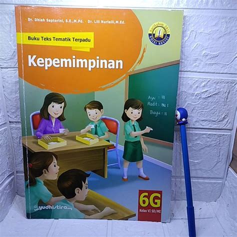 Jual Buku Teks Tematik Terpadu Kepemimpinan 6G Kelas 6 SD Yudistira