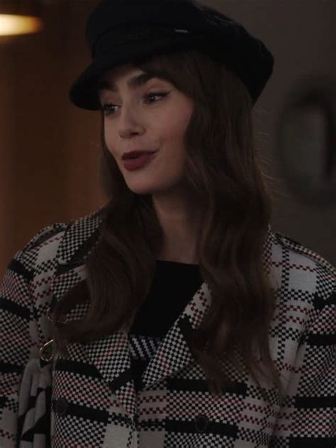 Buy Now TV Series Emily In Paris SO3 Lily Collins Check Jacket