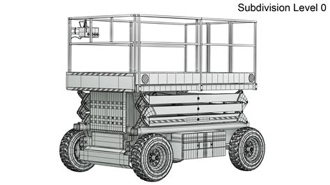 3D Scissor Lift Skyjack - TurboSquid 2034666