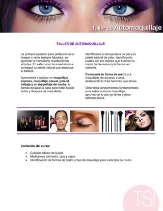 Taller De Automaquillaje Pdf