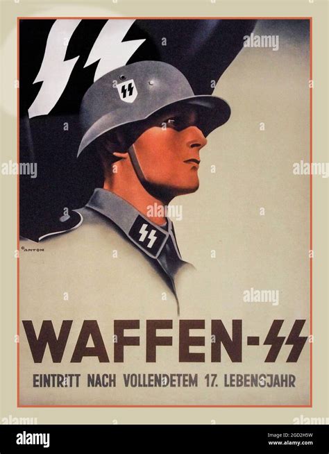 Waffen Ss Propagandaplakat 1940er Jahre Fotos Und Bildmaterial In