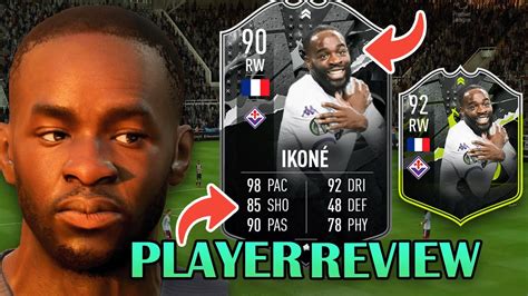 IS HE WORTH IT 90 JONATHAN IKONE SHOWDOWN SBC PLAYER REVIEW FIFA 23