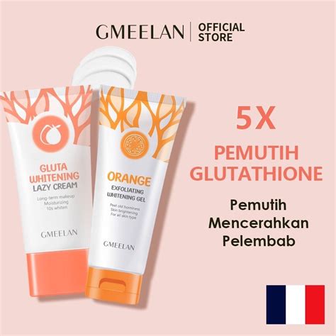 Jual GMEELAN Exfoliating Gel Face Eksfoliasi Wajah Day Cream Set