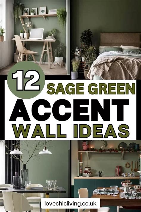 Sage Green Accent Wall Ideas For Fresh Home Decor Green Accent