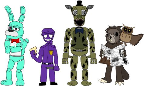 FNAF Fan Characters #1 by Cacky007 on DeviantArt