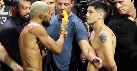 Ufc 283 Final Faceoffs Deiveson Figueiredo Tries To Punk Brandon