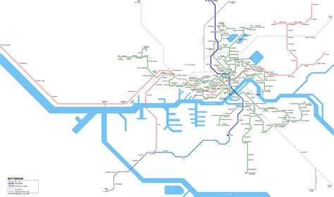 UrbanRail.Net > Rotterdam Tram & Metro Network Map