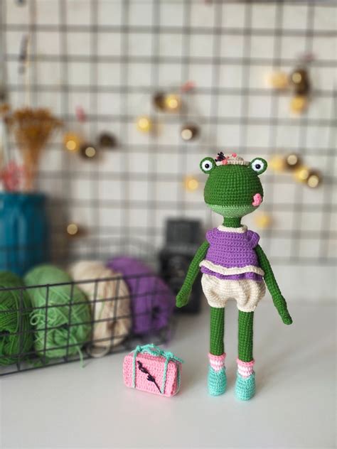 Crochet Pattern Mr Fiona Frog Amigurumi Crochet İngilizce Pattern Pdf Clothes Body Frog Pattern