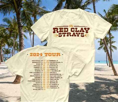 Red Clay Strays Tour Tour Tee Men And Women T Shirt Walmart