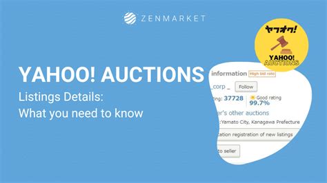 Yahoo Auctions Listings Everything You Need To Know