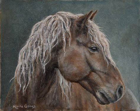 Draft Horse Painting at PaintingValley.com | Explore collection of Draft Horse Painting