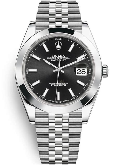 Rolex Datejust Oyster Oystersteel Dark Rhodium