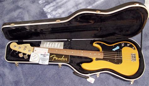 Fender American Precision Bass W Ohsc Mint Condition Butterscotch Blonde Talkbass