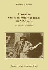 L Aventure dans la littérature populaire au xixe siècle Laventure au