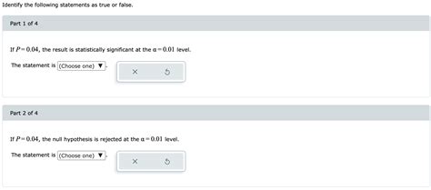 Solved Identify The Following Statements As True Or False Chegg